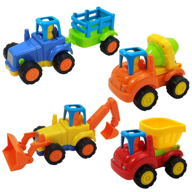 

Mini Engineering Car Construction Vehicle Engineering Car Excavator Dump Roller Truck Model Toys Lot For Children Adult