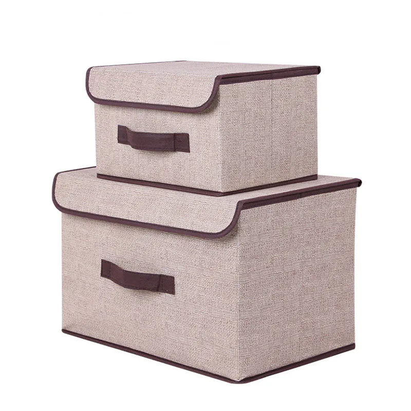 Foldable Dust-proof Storage Organizer for Clothing Toys Jewelry Cosmetic Home Desktop Washable large Closet Drawer Box | Дом и сад