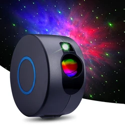 Projecteur de ciel étoilé, boule magique, nébuleuse, USB, lecteur de musique, veilleuse, lampe de Projection romantique 
