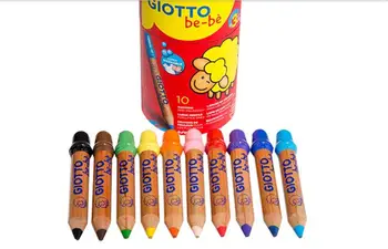 

10 color washable color pencil art hand-painted design for giotto color drawing pencil set color draw pencil wax pastel pencil