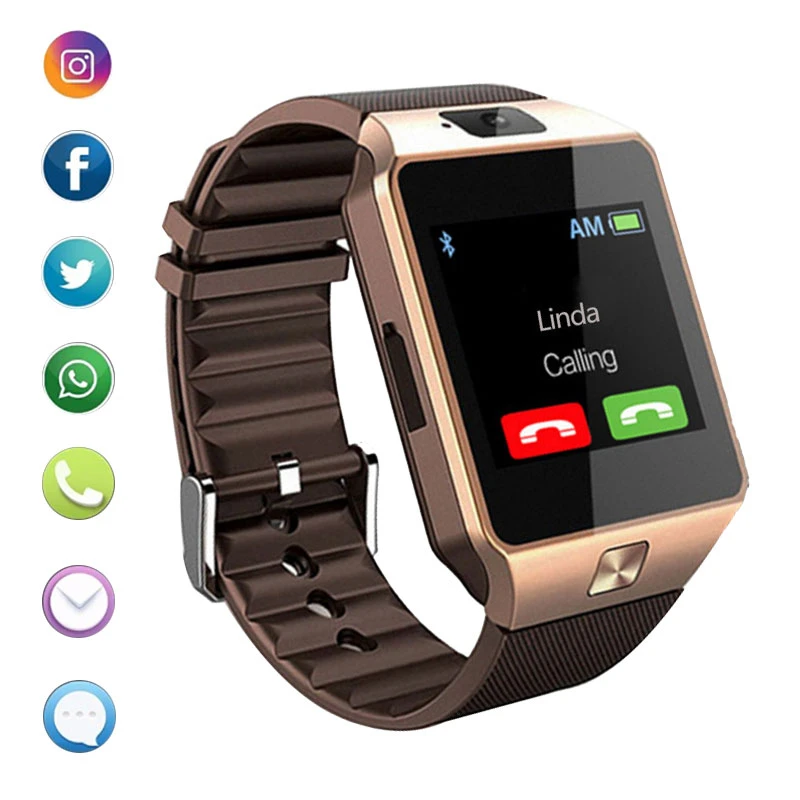 Brengen rijm Buik New Bluetooth compatible Smart Watch DZ09 Support SIM TF Card Camera Phone  Call Watch For Android IOS Huawei Xiaomi Watch Phone|Smart Watches| -  AliExpress