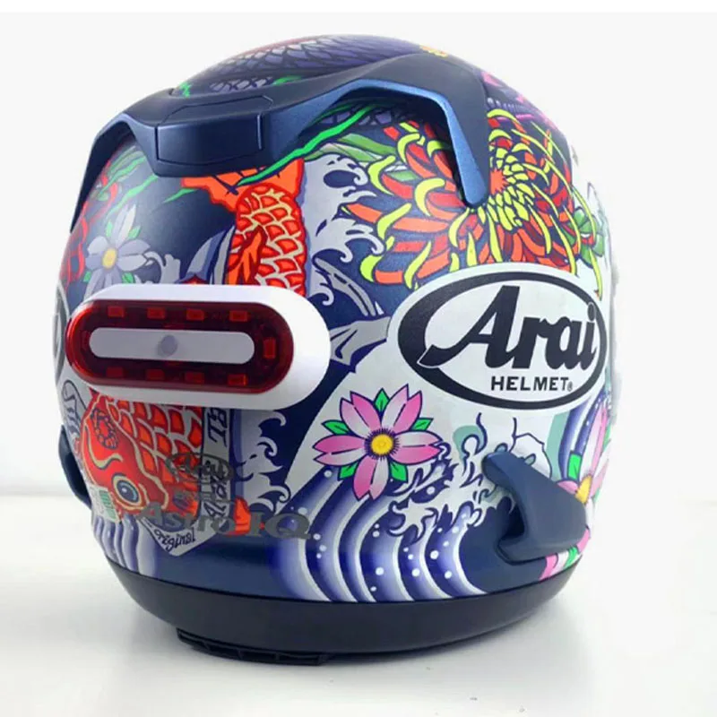 Светодиодный ночник для мотоциклетного шлема с USB зарядкой умная световая полоса