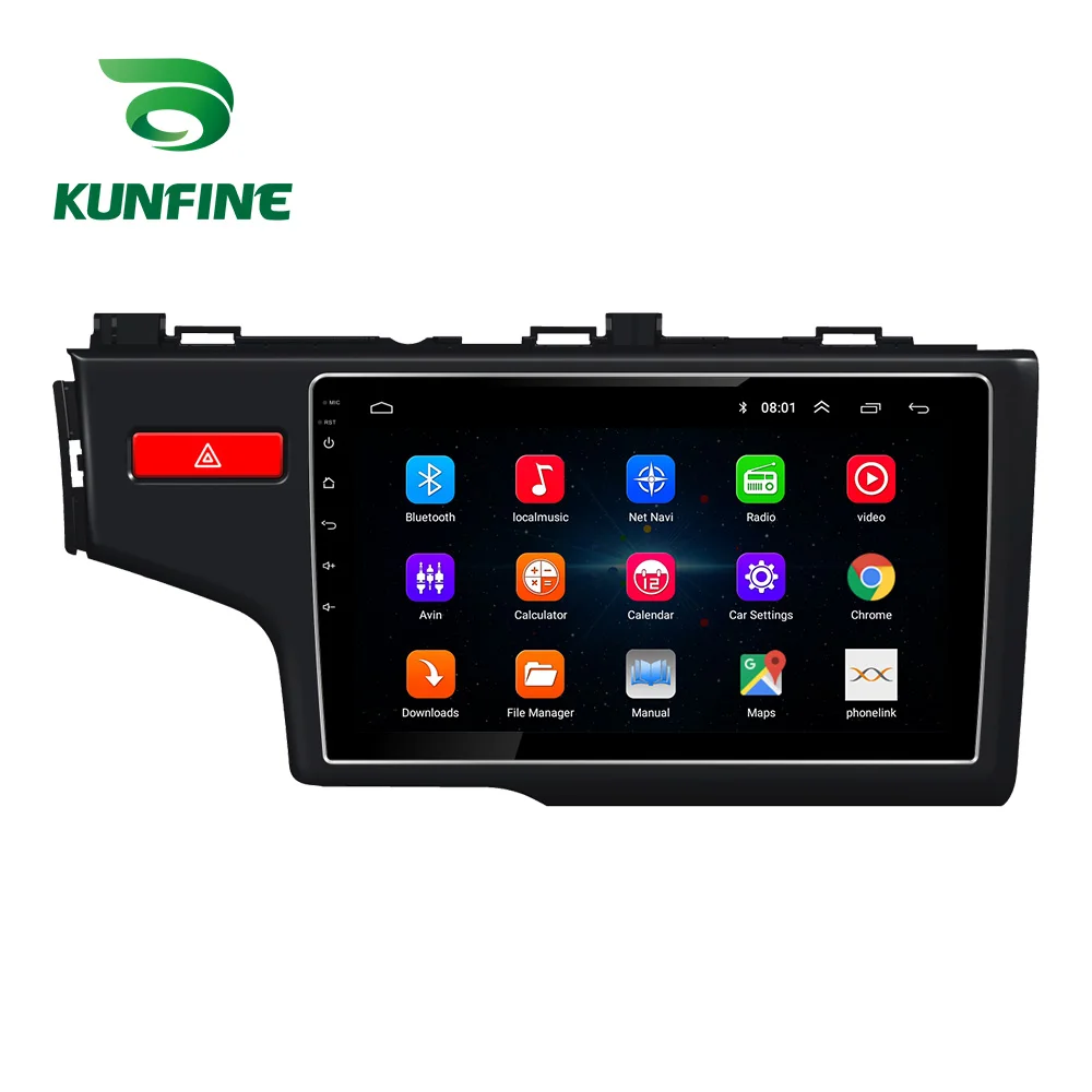 Автомобильный DVD-плеер 8-ядерный Android 10 0 GPS навигация стерео для Honda Fit 2008-2013 радио