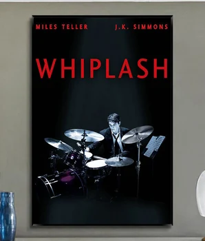 

W214 Classic Music Film Whiplash Silk Fabric Wall Poster Art Decor Sticker Bright