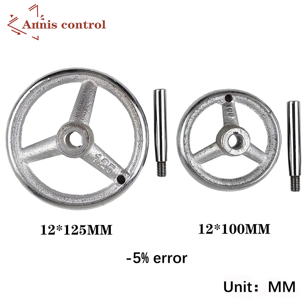 Cnc Handwheel Metal handwheel milling machine CNC lathe 3D printer spoke handwheel wavy wheel bakelite three-wheel cast iron chrome
