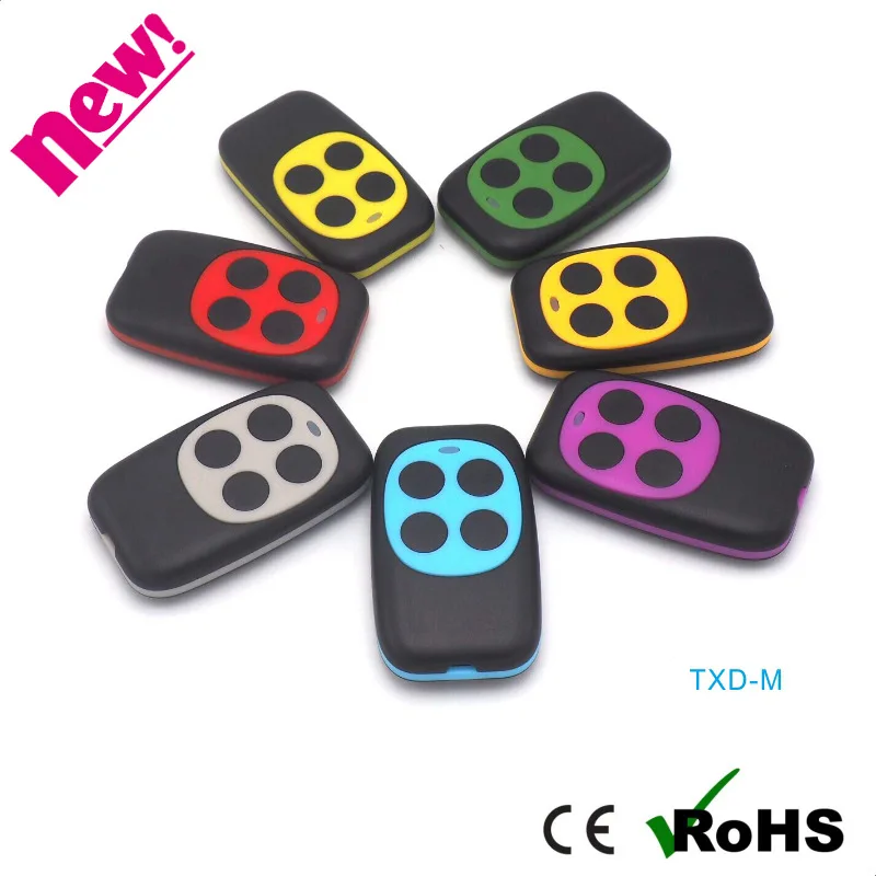 

Universal Remote Control 433/315 Fixed Code or Rolling Code Wireless copy electric door Garage Door Multi Frequency 280-868MHZ