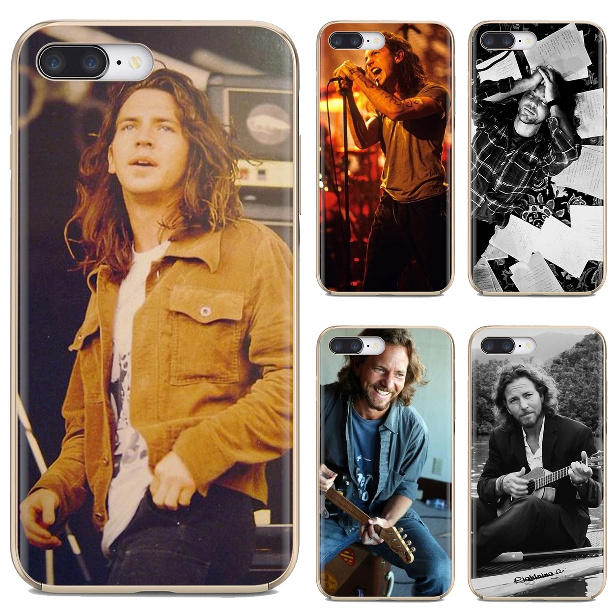 Силиконовый чехол для HTC One X9 M7 M8 A9 M9 M10 E9 Plus Desire 630 530 626 628 816 820 830 Eddie Vedder Pearl Jam