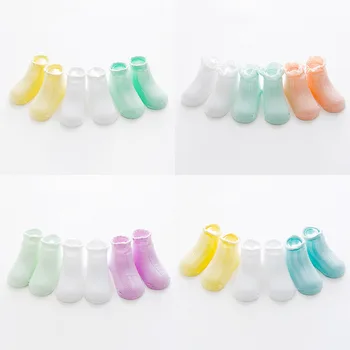 

3pcs/Set Children's Socks Summer Spring Boy Anti Slip Newborn Socks Cotton Infant Socks For Girls boysWMS053