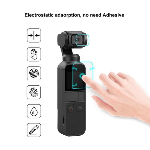 New For DJI Osmo Pocket Screen Protector Accessories Lens Protective Film Gimbal Cover for DJI Osmo Pocket Action Camera