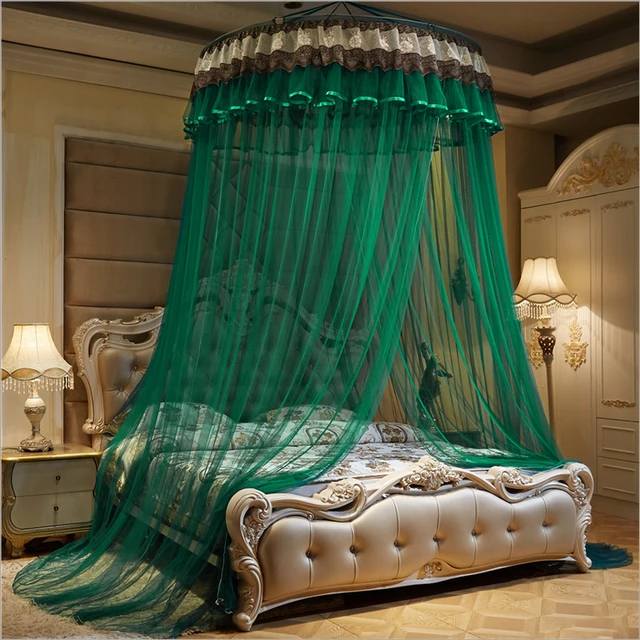 Mosquitera De Princesa Con Cúpula Colgada, Mosquitera Redonda De Encaje  Para Cama De Insectos, Nuevo Diseño, Te Protege Con Buen Sueño - Mosquiteras  - AliExpress