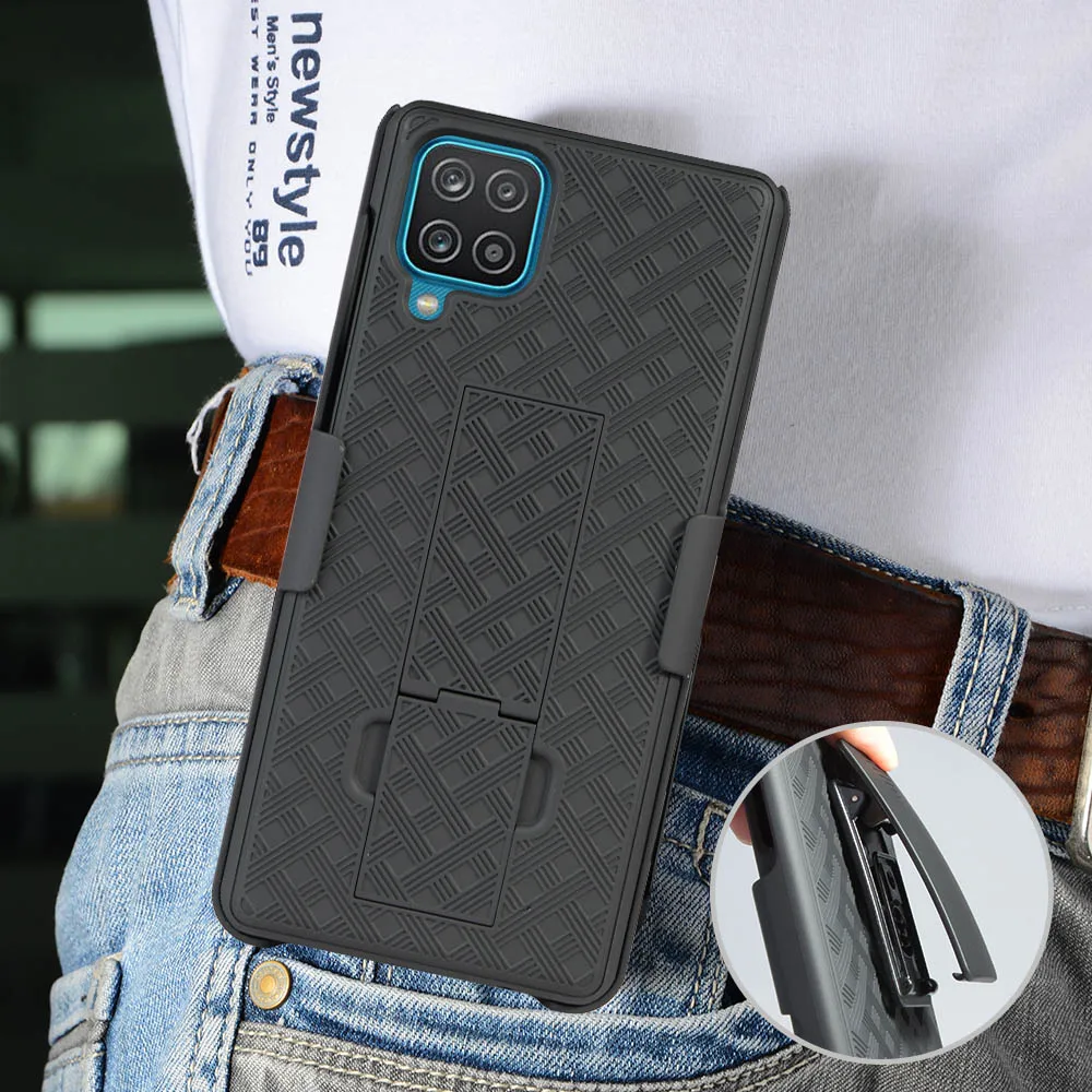 Бег Спорт кобура чехол Kickstand поворотный с зажимом для крепления на поясной