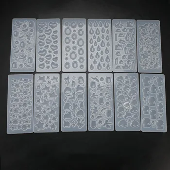 

1PC DIY Transparent UV Resin Silicone Dried Flower Pendant Craft Molds Resin Molds for DIY Making Jewelry Accessories