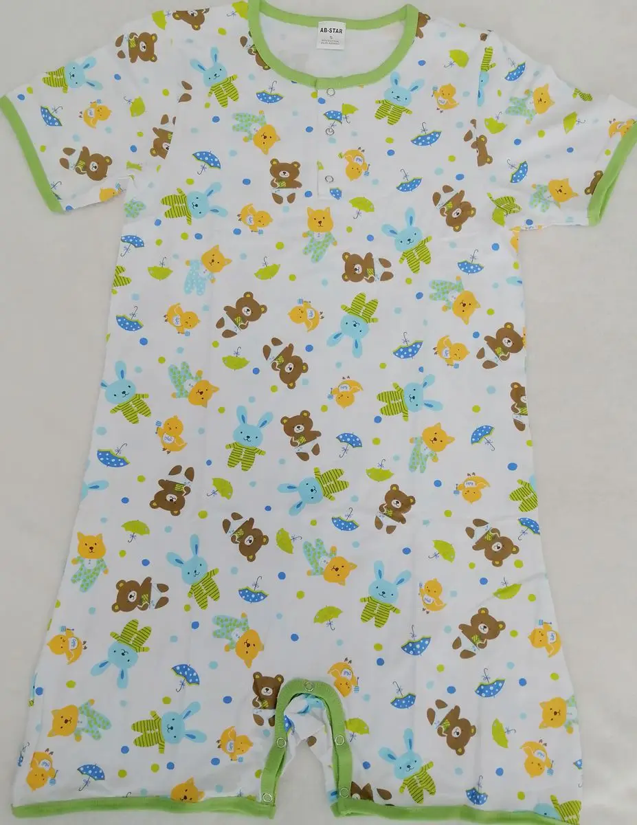 Teddy bear bodysuit with short leg/adult onesie/adult bodysuit/adult