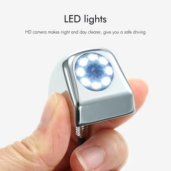 

Hot Waterproof Car Rear View Camera 140 Degree Angle HD with 8 LED Night Vision Parking Assistance