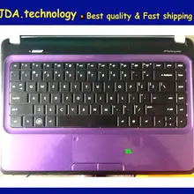 Wellendorff /org ноутбук Топ чехол для hp Pavilion G4 G4-1000 упор рук США клавиатура верхняя крышка Touc hp ad, фиолетовый