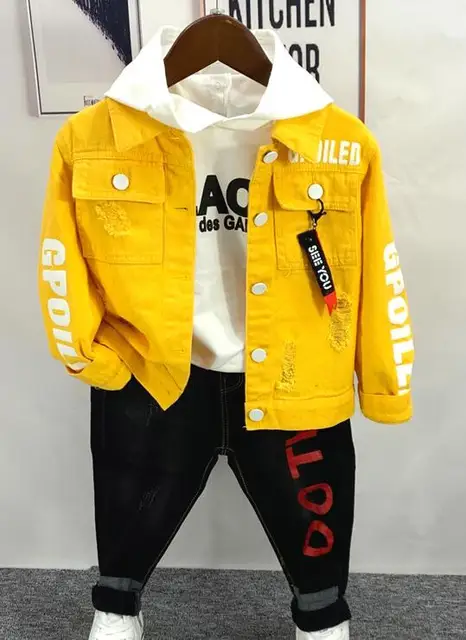 baby boy black denim jacket