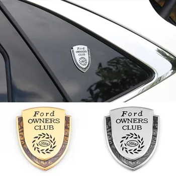 

Auto Accessories Shield Badge Car Sticker for Ford Fusion Transit Fiesta Monde Focus Maverick Smax Ranger Kuga Window Body Decal