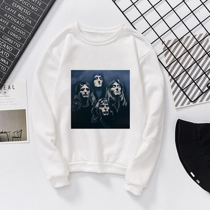 3961 Новинка, модная Толстовка Camiseta Mujer, толстовка queen Band с принтом, Harajuku, уличная одежда, спортивный костюм, индивидуальная Повседневная Толстовка с длинным рукавом - Цвет: 3961