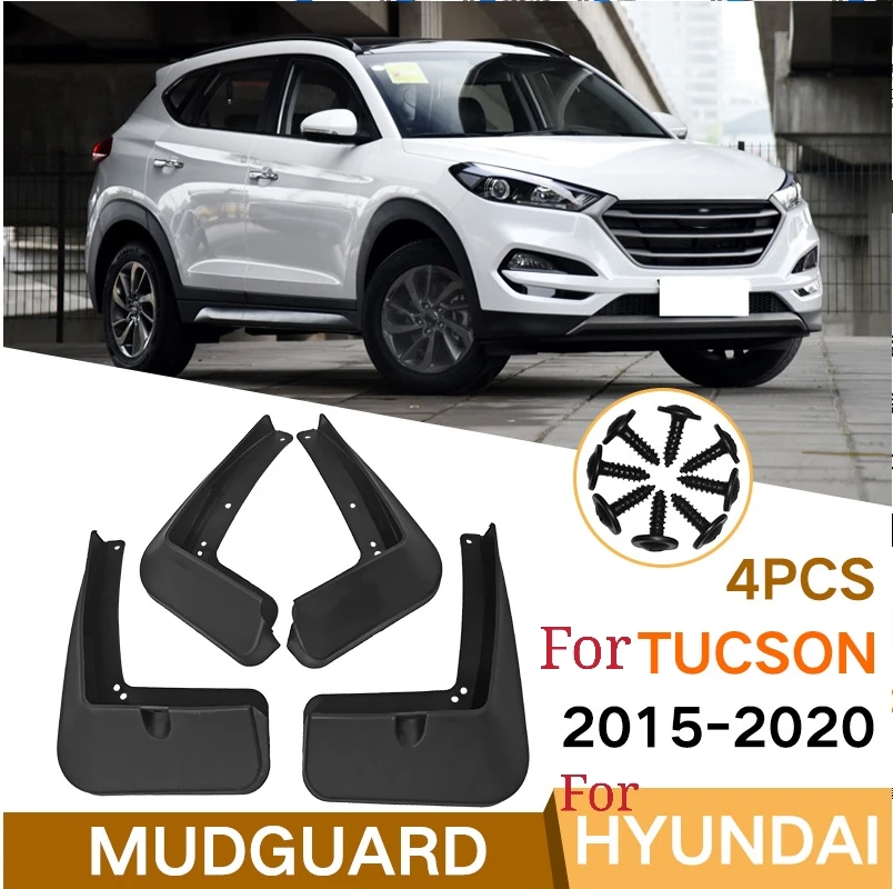 Car fender For Hyundai Tucson 2015 2020 Mud Flap High quality Mudflaps ...