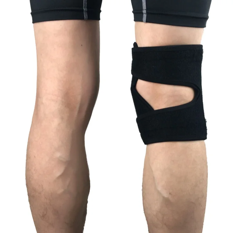 1pc Professional Knee Support Wrap Pad Sleeve Neoprene Anti-slip Anti-bump Elastic Outdoor Fitness Sportswear Leg Protector