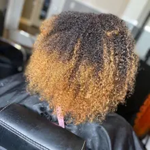 Curly Human Hair Microlinks-Extensions Afro Kinky Brazilian Natural Women I-Tip 3C 3B