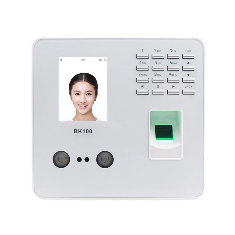 

ZK BK100 Biometric Fingerprint Face Facial Recognition Time Attendance TCP/IP USB Time Clock Record Office Attendance System