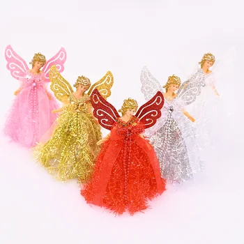 

Christmas New Decoration Supplies Angel Wings Decoration Plush Standing Angel Desktop Decoration