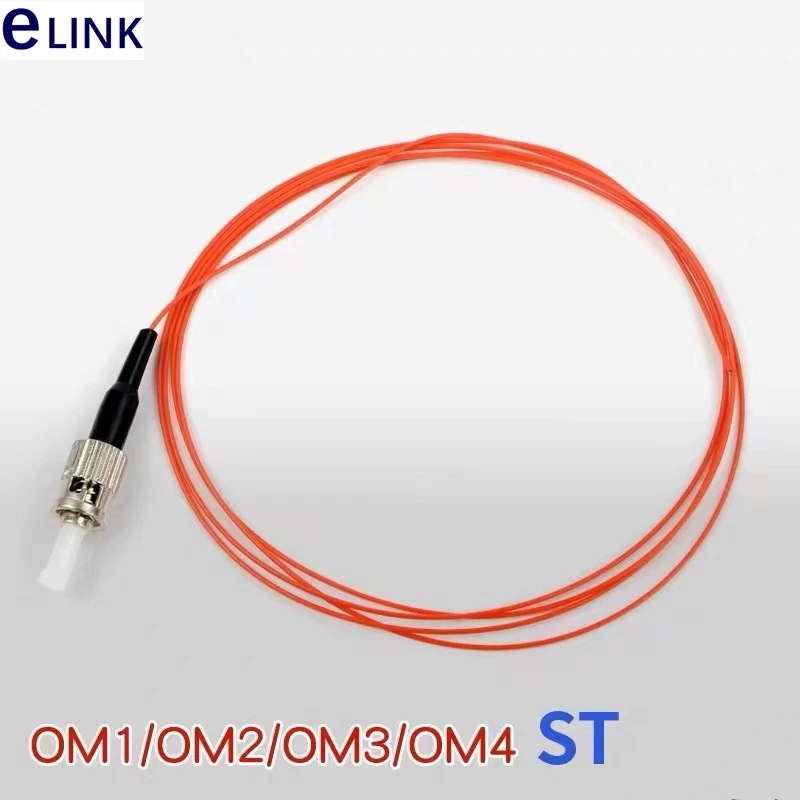 50 шт. ST волоконные пигтейлы 0 9 мм OM1 OM2 OM3 OM4 1 м 5 пигтейны оранжевый аквакрасный