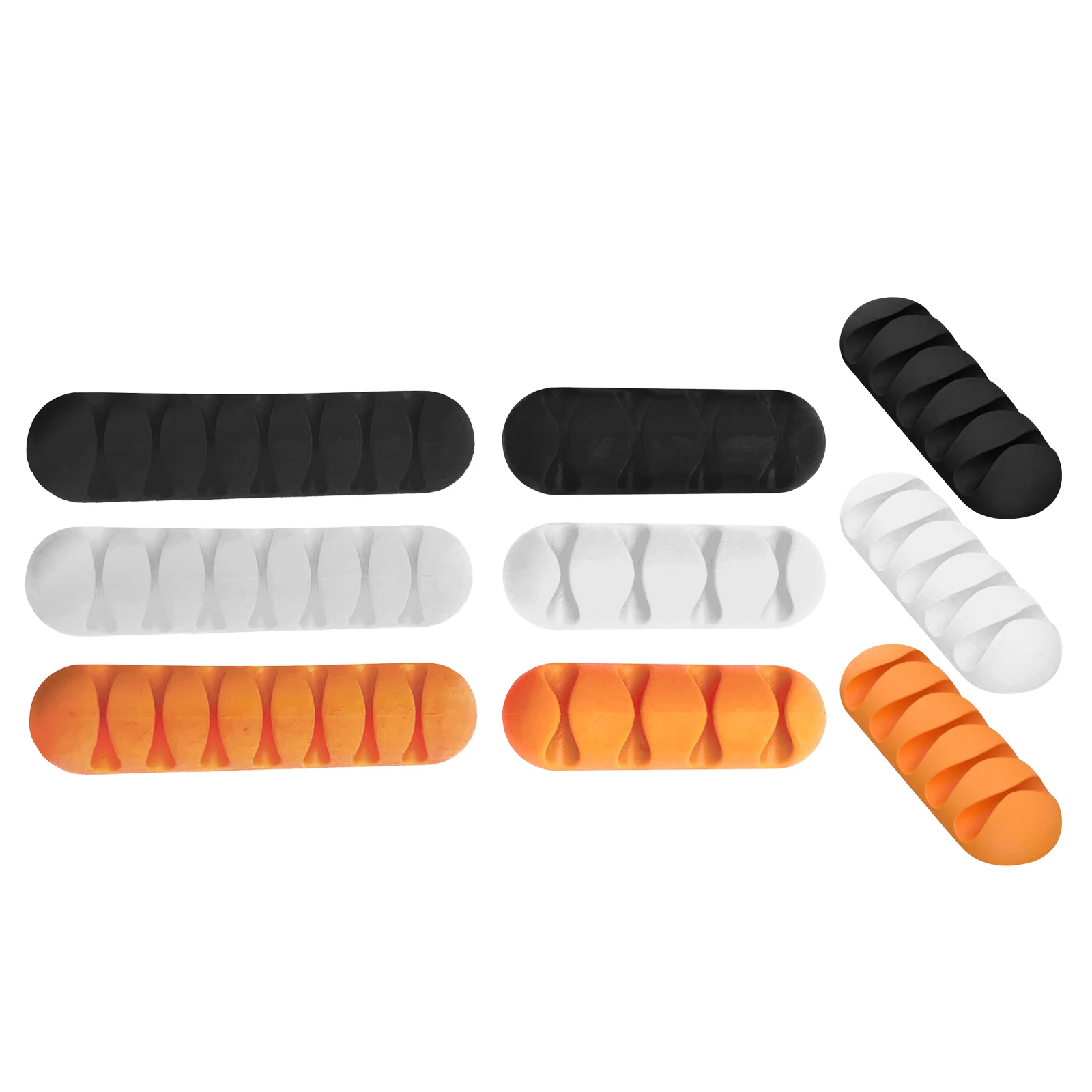 Cable Clips Cord Organizer Desk Silicone Wire Holder System for Organizing Power Cords Charging Cables for Home Office