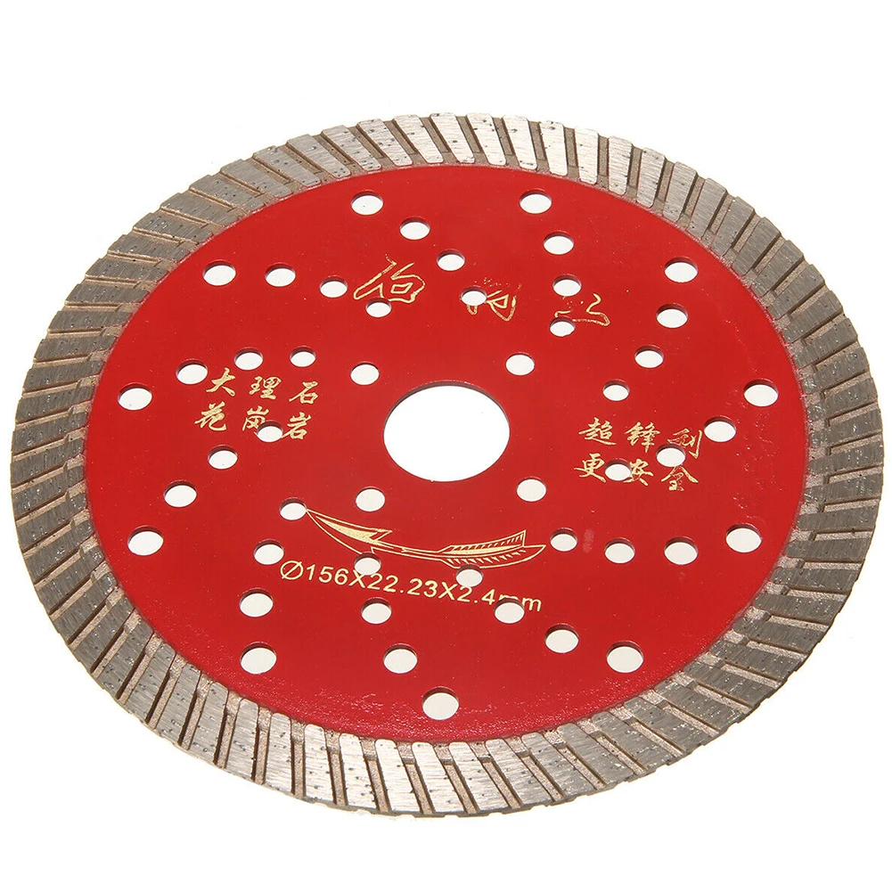 

156 Easy Use Wet Cutting Diamond Multi Hole Stone Replacement Circular Saw Blade DIY Disc Shape Hard Concrete Granite Tool