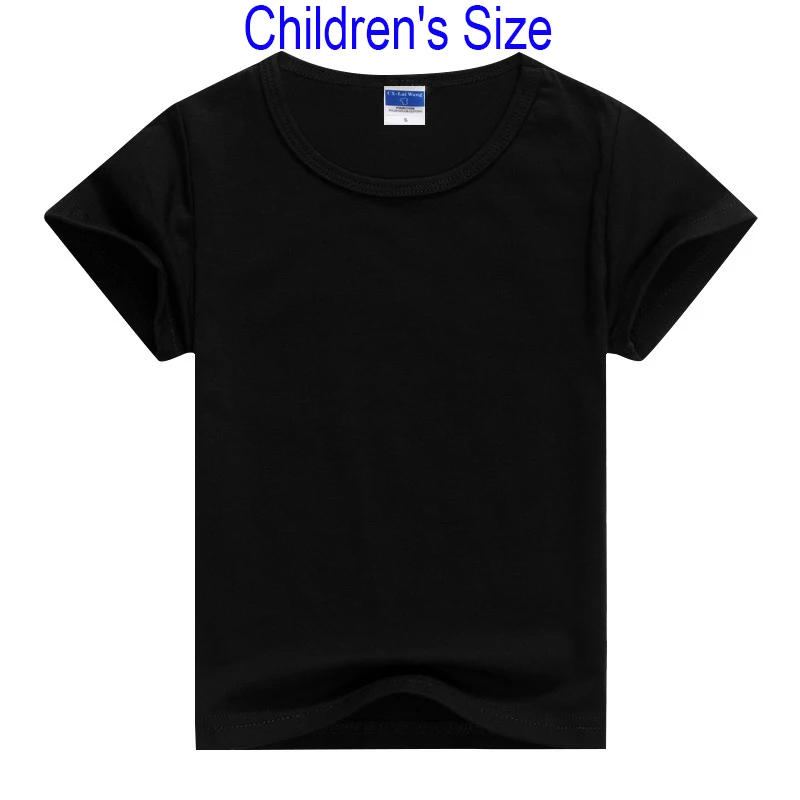 children Black Лето, высокое качество, 15 цветов, S-2XL, простая футболка, Женская хлопковая эластичная Базовая футболка, Женские повседневные топы, футболка с коротким рукавом - Цвет: children Black