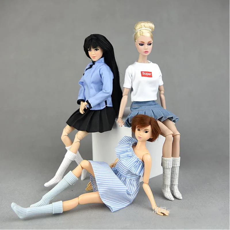 Blyth Doll Accessories Candy Color Socks For Azone Kurhn Licca barbes 1/6 Dolls plush doll accessories doll accessories doll clothes accessories