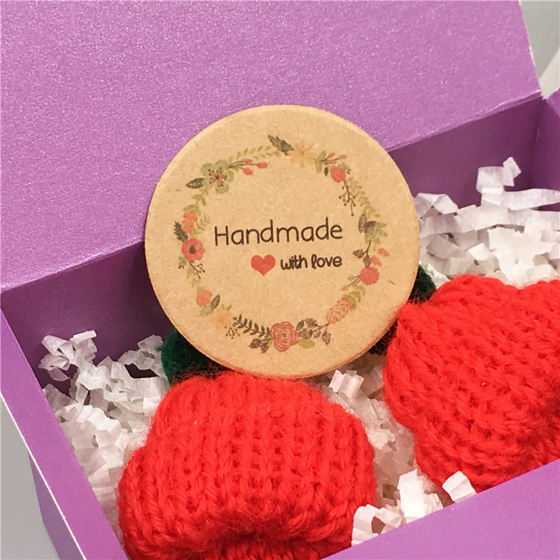 

50pcs 40mm colorful Paper Doodling Paper Card Round Shape Small Greeting Card Gift Box Decorate Card Accept Customize Logo