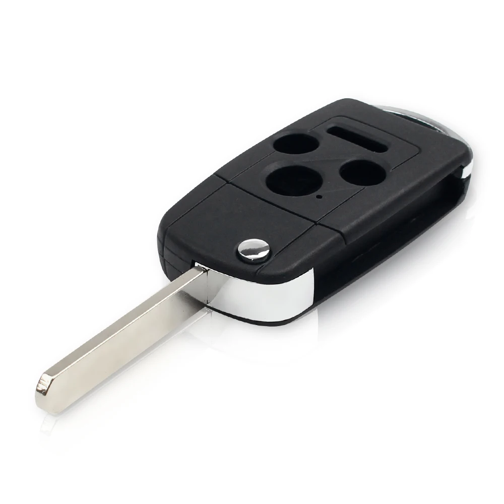 KEYYOU modificato Filp pieghevole a distanza per auto chiave Shell Fob Case per Honda Fit CRV Civic Insight Ridgeline HRV Jazz ACCORD 2003-2013 - H1aeb6e7ae7174988857f13b05eb0c00ce