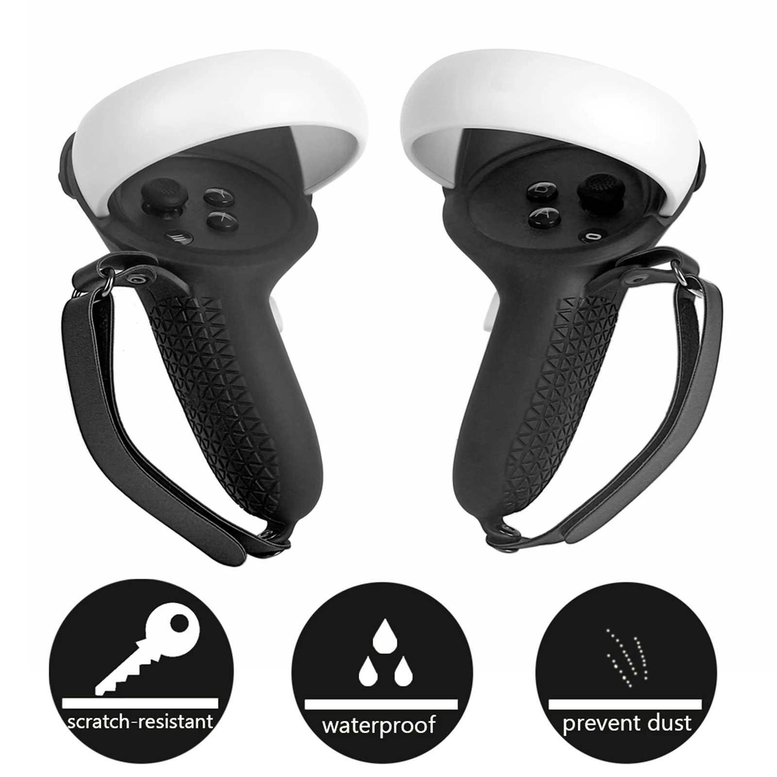 Silicone Protective Sleeve For Oculus Quest 2 Vr Controller Protection