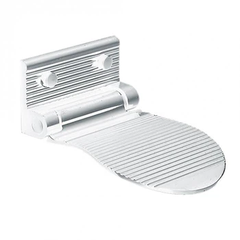 

Bathroom Footrest Aluminium Anti-Slip Foot Rest Pedal For Shower Silver
