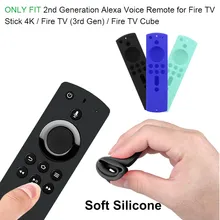 Для Amazon Fire tv Stick 4K tv Stick дистанционный силиконовый чехол Защитный чехол для кожи 5,6 дюйма Чехол для пульта дистанционного управления s#1119