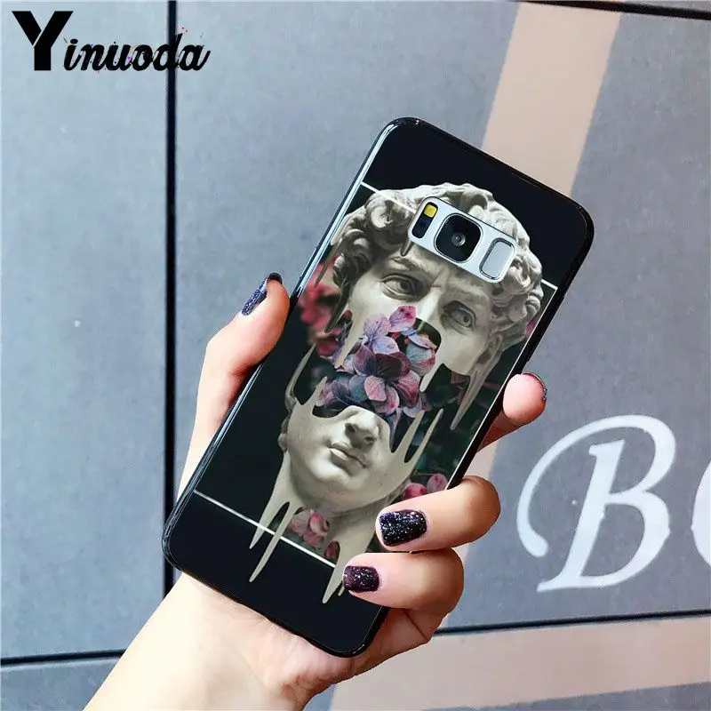 Yinuoda Мона Лиза искусство Дэвид линии чехол для телефона для samsung Galaxy S10 плюс S10E S6 S7 S8 S9 S9Plus S10lite S5 M10