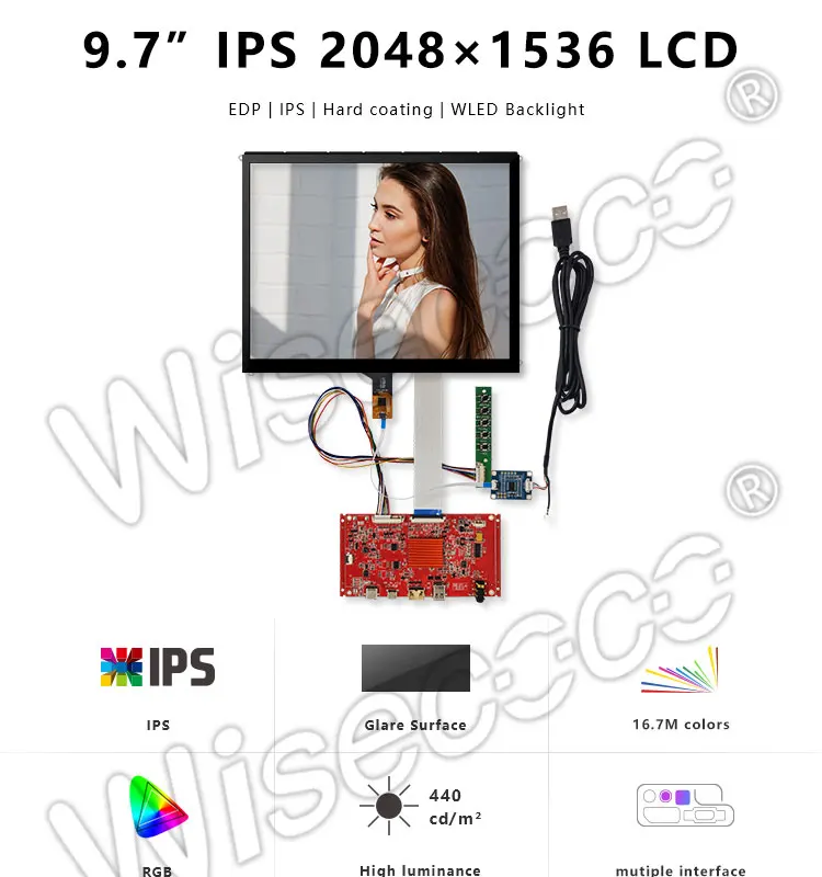 9,7 дюймов LP097QX1 SPA1 SPAV SPC1 2048x1536 EDP сигнал 4 полосы 51 контакты ЖК-дисплей панель с HDMI LVDS драйвер платы с сенсорным