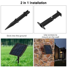 3 шт. 3 в 1 Солнечный свет водонепроницаемый IP68 30 светодиодов RGB солнечные огни IP68 Водонепроницаемый Солнечный датчик движения точечный садовый аквариум