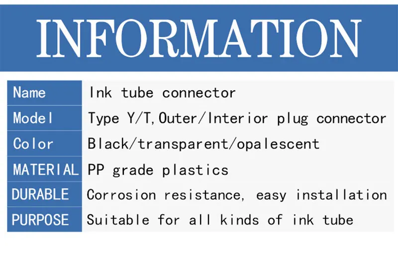 INK TUBE CONNECTOR (2)