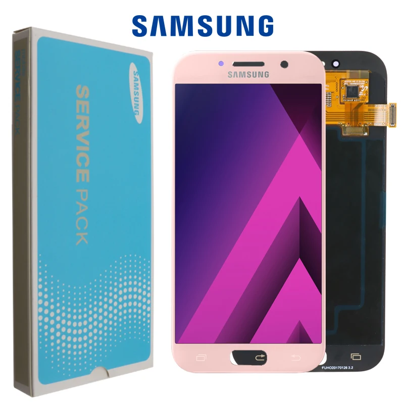 Оригинальный дисплей для Samsung Galaxy A5 2017 Super AMOLED ЖК 5 2 дюйма сенсорный экран с