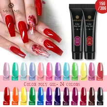 SAVILAND камуфляжные ногти, полигелевые наборы, замачивающиеся, Гель-лак для ногтей, для наращивания ногтей, долговечный твердый гель, набор