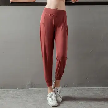 

Fitness Pants Women's Loose Baggy Running Quick-Drying Pants Autumn Winter Ankle Length Breathable Women Training Pants #20