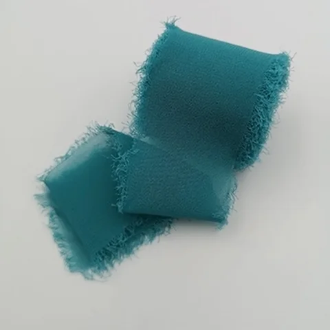Chiffon Ribbon Silk-Like Ribbons Wedding Invitation Bouquet Fabric Ribbons 3.8Cmx5M Christmas Decoration Gift Wrapping