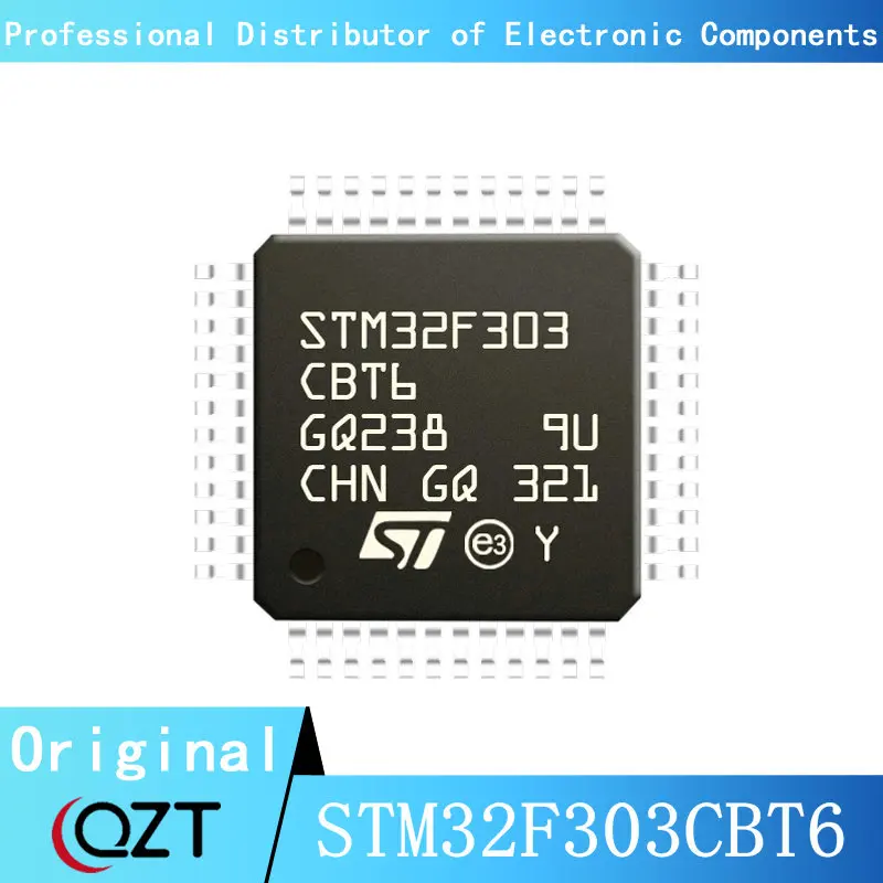 10pcs/lot STM32F303 STM32F303CB STM32F303CBT6 LQFP-48 Microcontroller chip New spot 5 100pcs new stm32f303rct6 stm32f303 stm32f rct6 stm stm32 ic mcu chip 64 lqfp