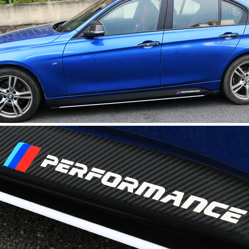 

For BMW E90 E92 E93 F20 F21 F30 F31 F32 F33 F34 F15 F10 F22 F11 F23 G30 M Performance Side Skirt Sill Stripe Body Decals Sticker