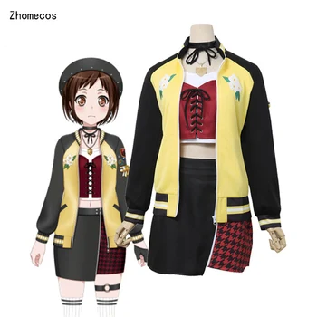 

Zhomecos Amine BanG Dream Afterglow Speedy Skies Cosplay Costume Hazawa Tsugumi Full Set Woman Girl Party Costume