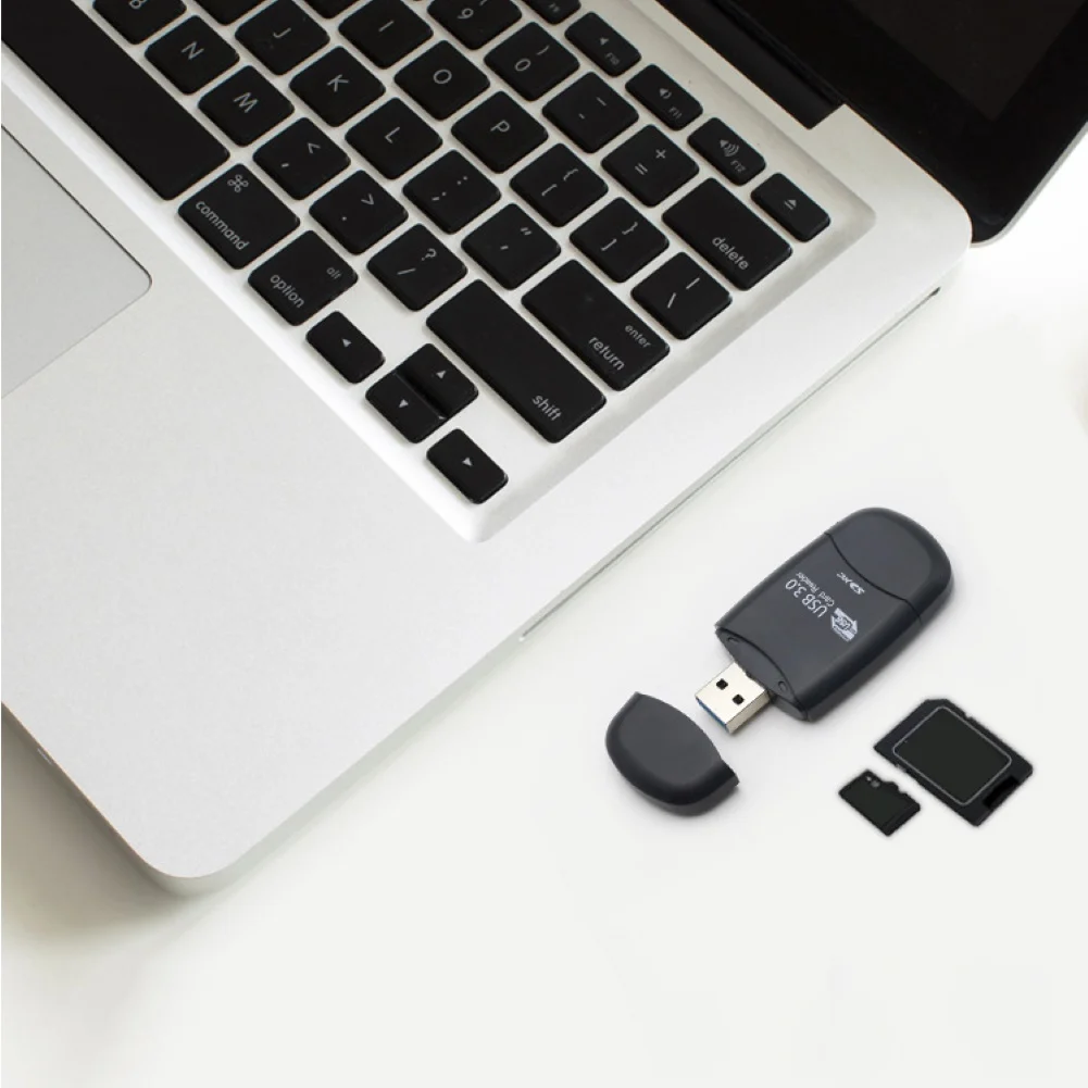 Устройство для считывания флеш-карт USB 3,0 интерфейс безопасный цифровой Micro TF флэш-накопитель аксессуары для карт ридер для ноутбука