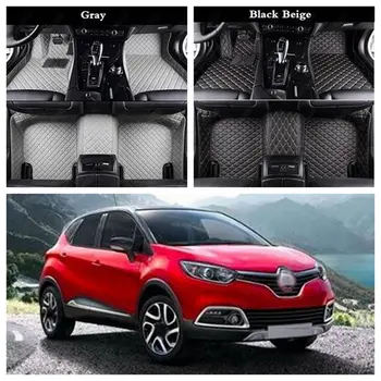 

Custom Car Floor Mats for Renault Talisman Espace Scenic Captur Logan Fluence Automobile Carpet Cover Car Floor Mat Foot Pad Mat
